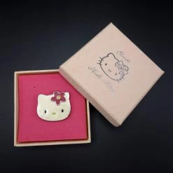 Hello Kitty Schmuck Großer Ring Weiß Rot 925 Silber 9 Hello Kitty Schmuck Großer Ring Weiß Rot 925 Silber -Pokemon Shop Bigring