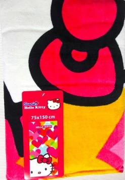 CTI France Hello Kitty Duschtuch Herzen