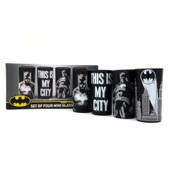 Batman 4 Schnapsgläser Gläser-Set