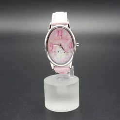 SANRIO Hello Kitty Damen Armbanduhr Smiles Rosa