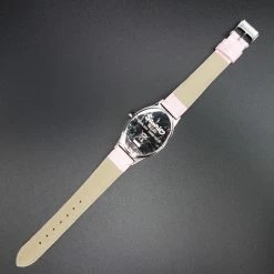 SANRIO Hello Kitty Damen Armbanduhr Weiß/Rosa -Pokemon Shop DSC06937