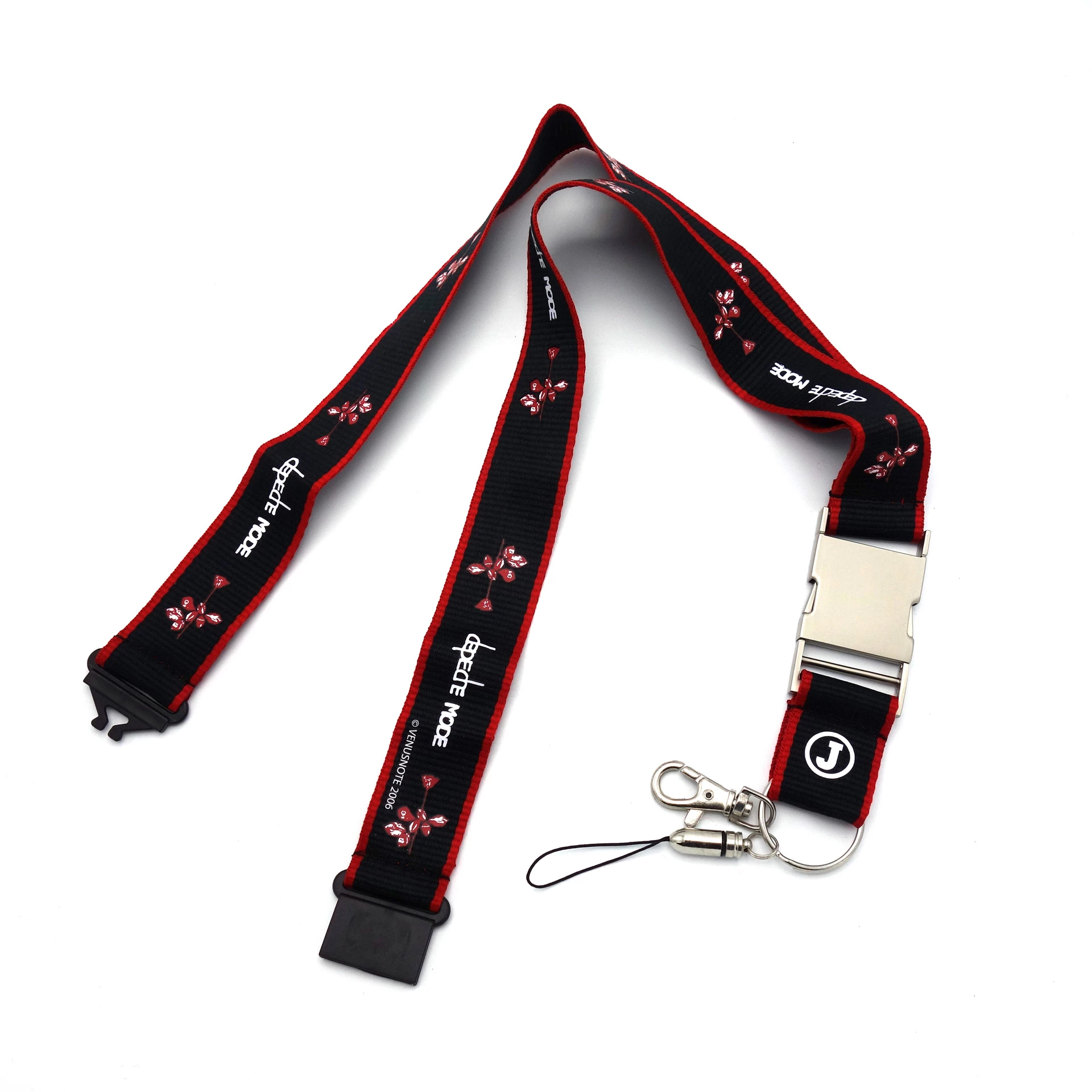 Depeche Mode Schlüsselband Keyholder Lanyard J-Straps Violator DM 5 Depeche Mode Schlüsselband Keyholder Lanyard J-Straps Violator DM – Bild 3