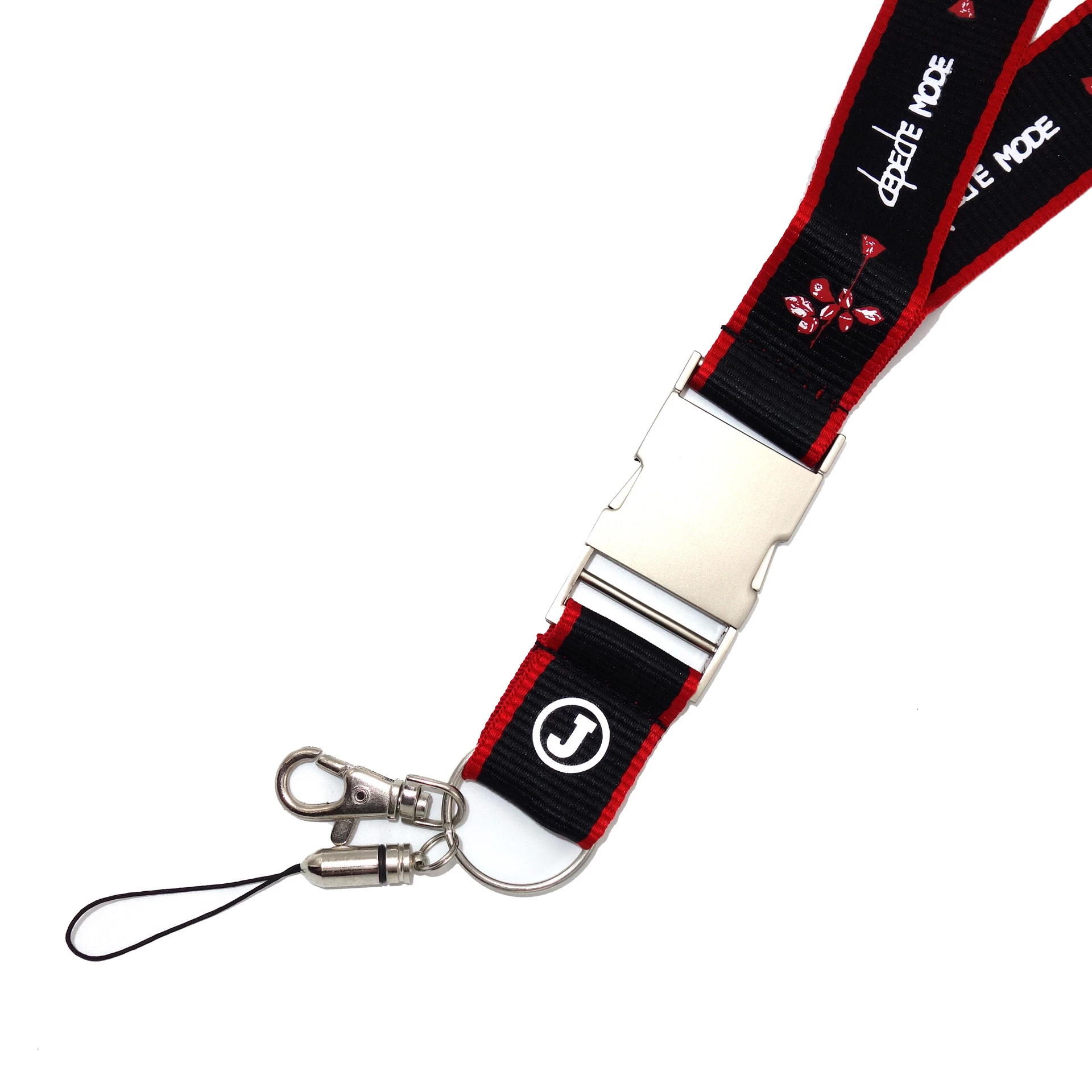 Depeche Mode Schlüsselband Keyholder Lanyard J-Straps Violator DM 4 Depeche Mode Schlüsselband Keyholder Lanyard J-Straps Violator DM – Bild 2