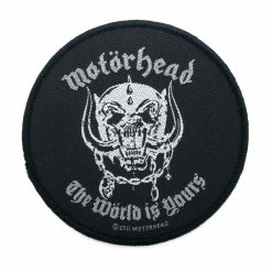 Band Patch Motörhead The World Is Yours Aufnäher
