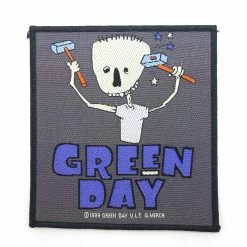Band Patch Green Day Zeichentrickfigur Aufnäher