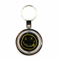Nirvana Schlüsselanhänger Spinner Smiley