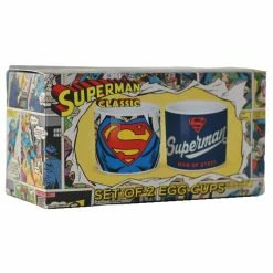 Superman Eierbecher Set 2er Set "Man Of Steel" Set Of Two Egg Cups -Pokemon Shop ECP2SM02 2