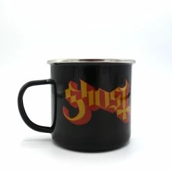 BANDS Becher Ghost Emaille Tasse