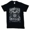 T-Shirt Johnny Cash Man In Black -Pokemon Shop Johnnycashmanblack