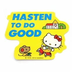 SANRIO Hello Kitty Sicker Aufkleber Hasten To Do Good