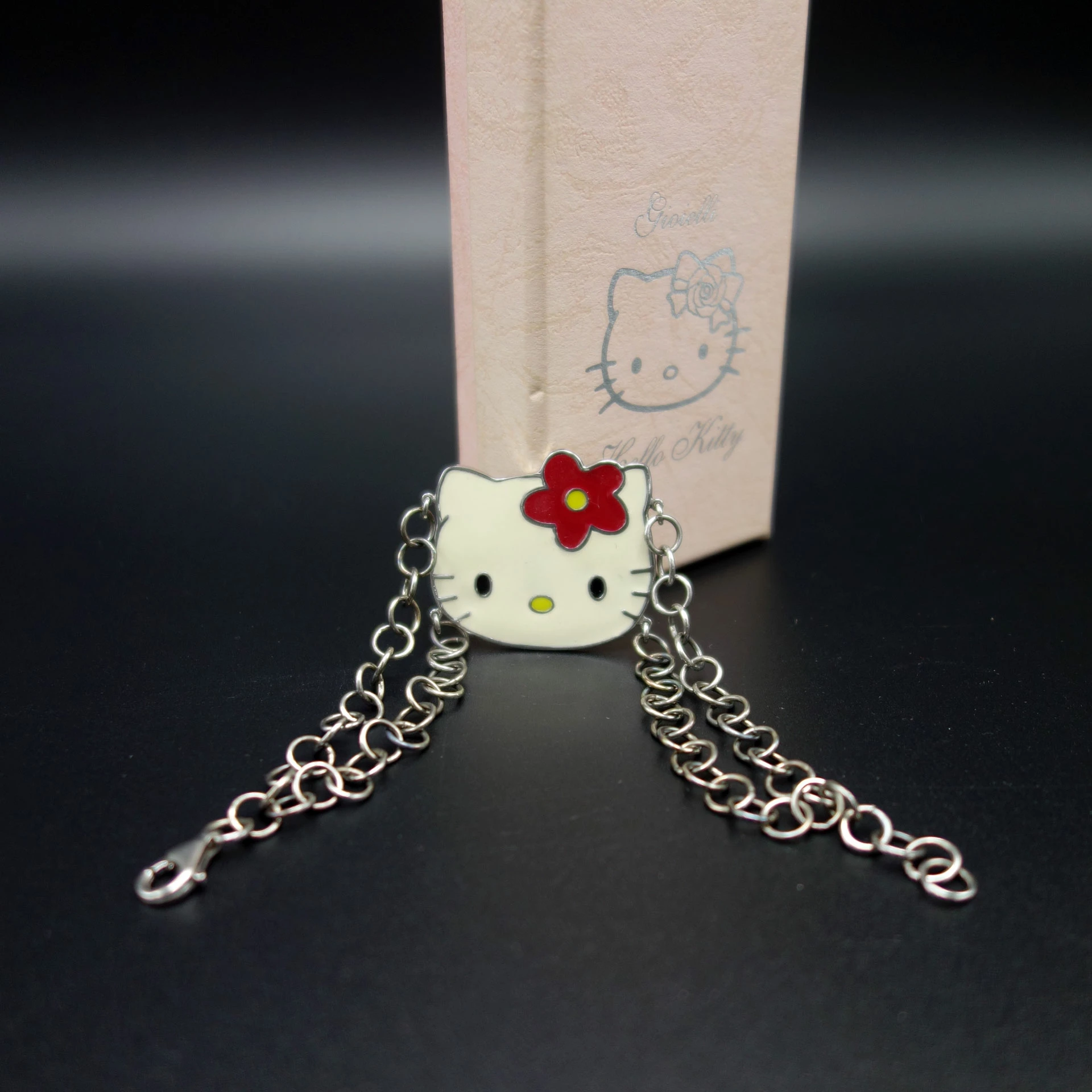 Hello Kitty Schmuck Armkette Damen 925 Silber 4 Hello Kitty Schmuck Armkette Damen 925 Silber – Bild 2