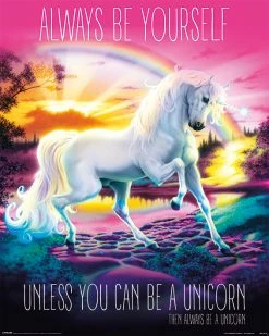 Poster Unicorn Always Be Yourself (Mini)