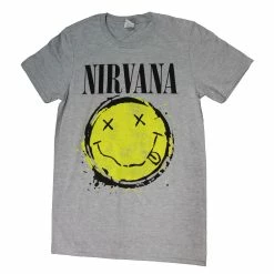 T-Shirt Nirvana Smiley