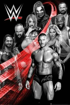 Poster Superstars WWE Swoosh