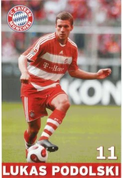 FC Bayern München Poster Vintage FC Bayern Legenden Lukas Podolski