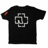 T-Shirt Rammstein Logo 2 T-Shirt Rammstein Logo -Pokemon Shop Rammsteinschwarzneulogoonshoulder