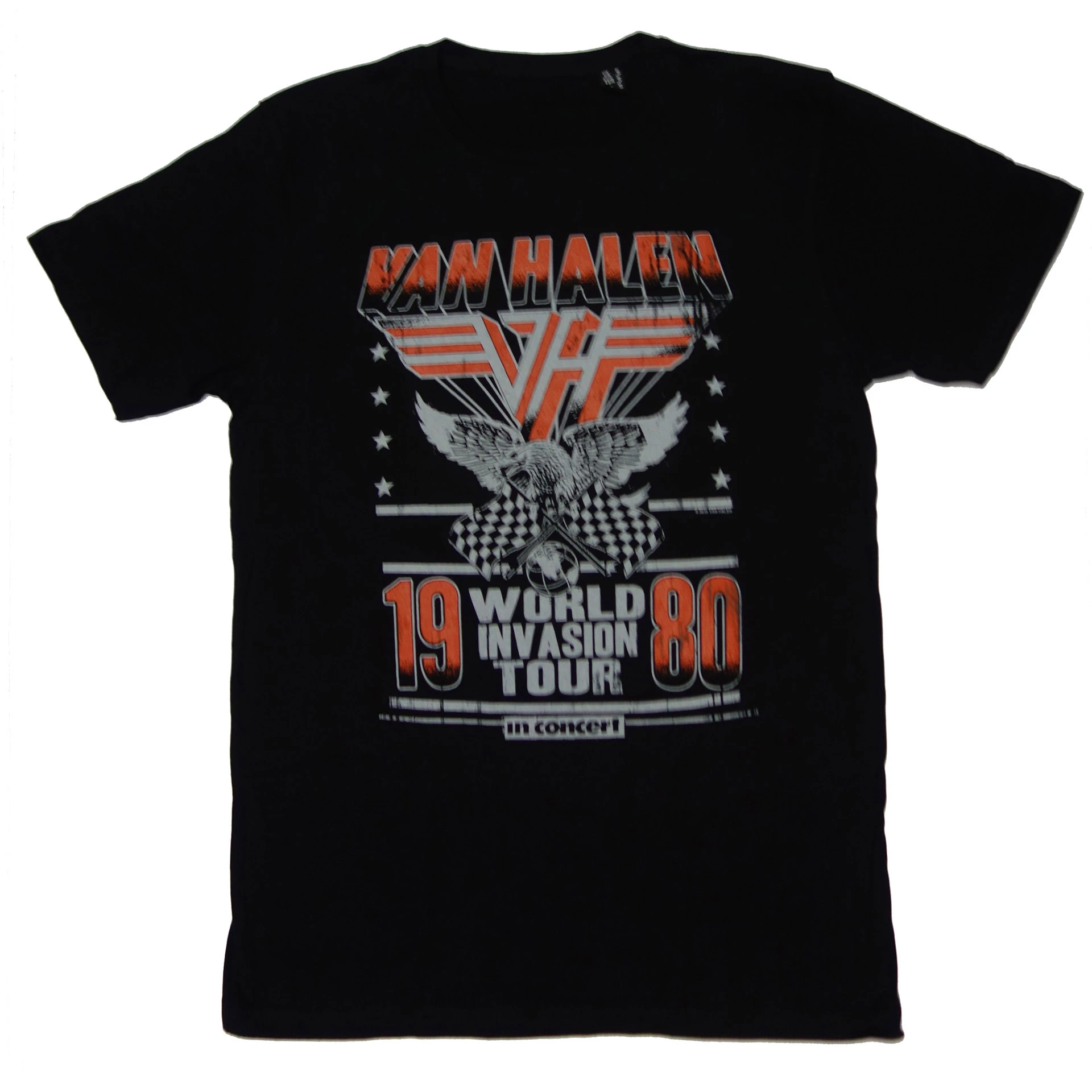 T-Shirt Van Halen World Invasion Tour 1980 3 T-Shirt Van Halen World Invasion Tour 1980