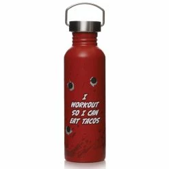Deadpool Metall Trinkflasche Metal Water Bottle