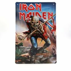 Iron Maiden Trooper Retro Blech Schild