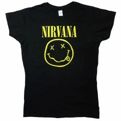 Lady T-Shirt Damen Nirvana Smiley