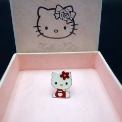 Hello Kitty Schmuck Anstecker 925 Silber