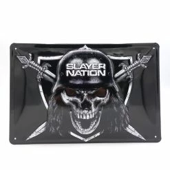 Slayer Nation Retro Blech Schild